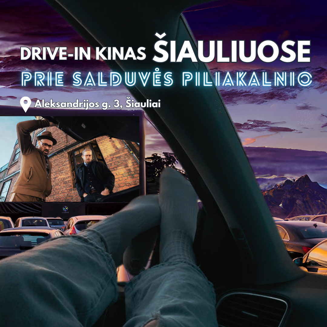 Drive-in kinas, Salduvės piliakalnio aikštelėje