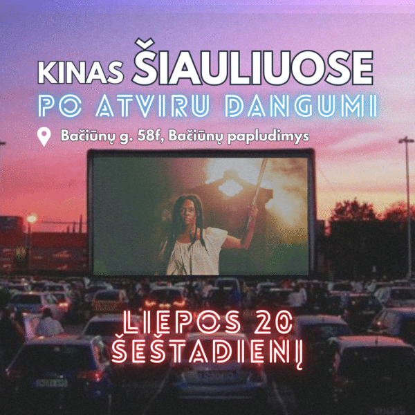 Drive-in kinas, Bačiūnų paplūdimyje
