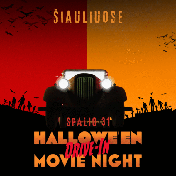 Drive-in Helovino kino vakaras, Šiauliuose Spalio 31