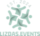 lizdas.events transparent logo