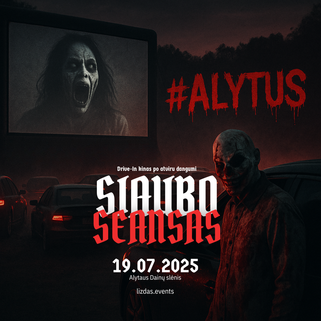 Drive-in kinas po atviru dangumi, Alytaus Dainų slėnyje 2025-07-19 Product