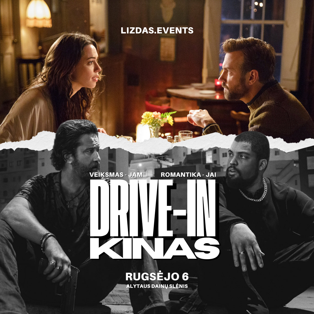 Kino po atviru dangumi vakaras iš automobilių, Alytaus Dainų slėnyje 2025-09-06 Product