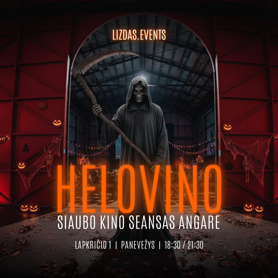 Helovino kinas po atviru dangumi Panevėžyje, Pramonės g.