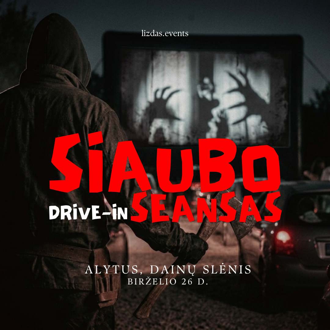 Birželio 26 d. 22:30 kviečiame į DRIVE-IN siaubo seansą Alytaus dainų slėnyje!