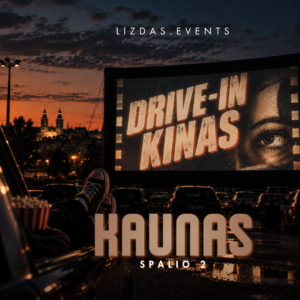 Drive-in kino vakaras Kaune, Akademijoje