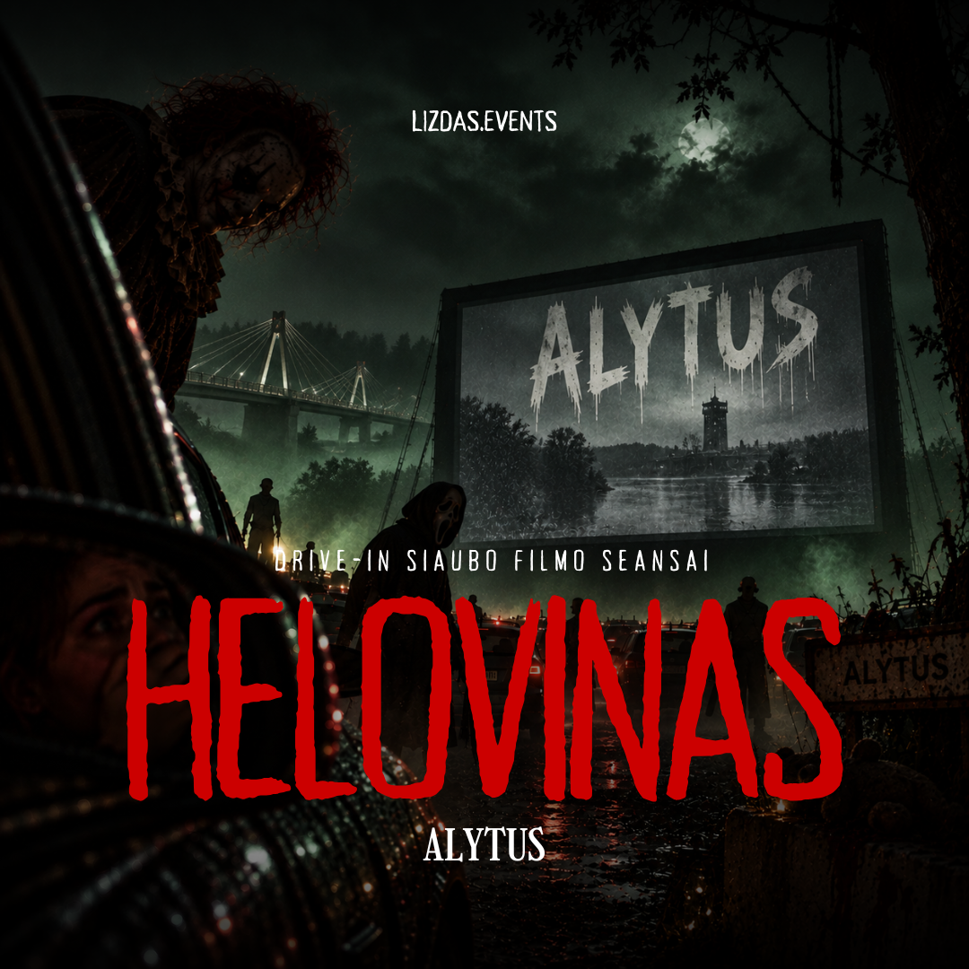 Helovino drive-in siaubo filmo seansai Alytuje, Dainų slėnyje