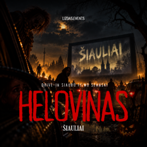 Helovino drive-in siaubo filmo seansai Šiauliuose, Aukštelkės bagažinturgyje